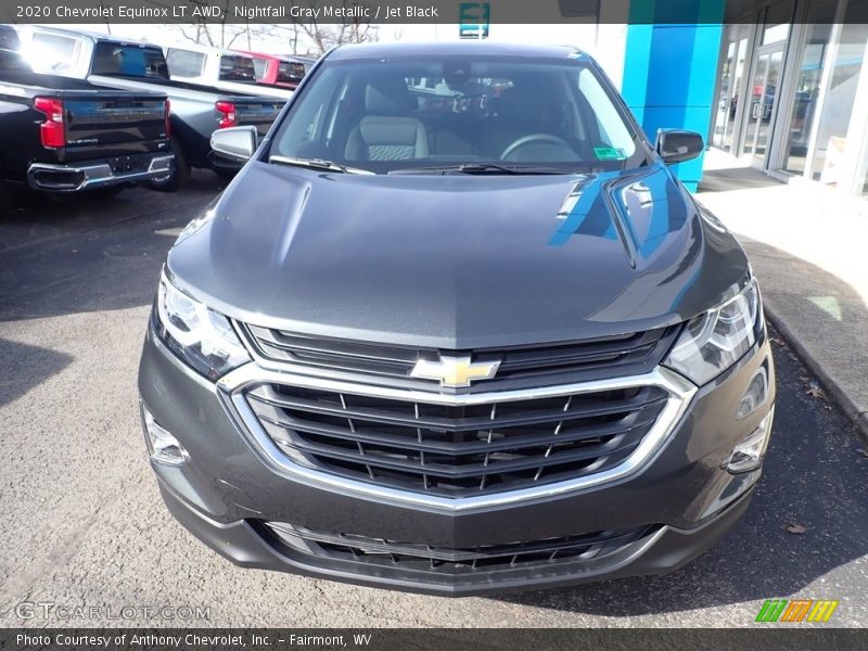 Nightfall Gray Metallic / Jet Black 2020 Chevrolet Equinox LT AWD