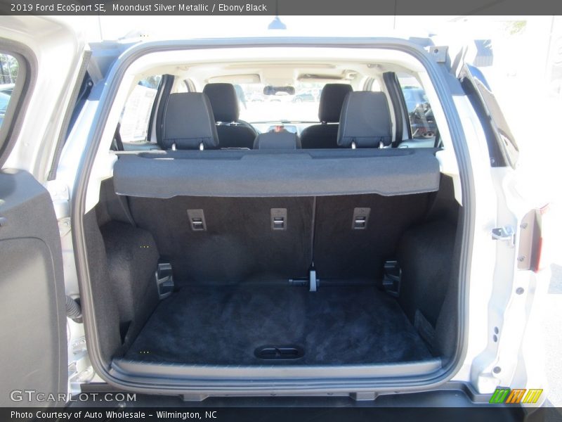 Moondust Silver Metallic / Ebony Black 2019 Ford EcoSport SE