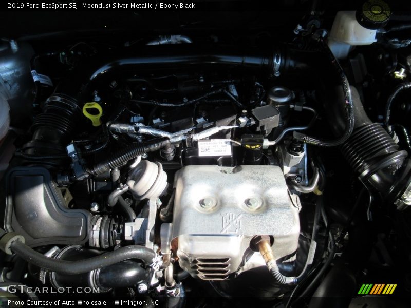 Moondust Silver Metallic / Ebony Black 2019 Ford EcoSport SE