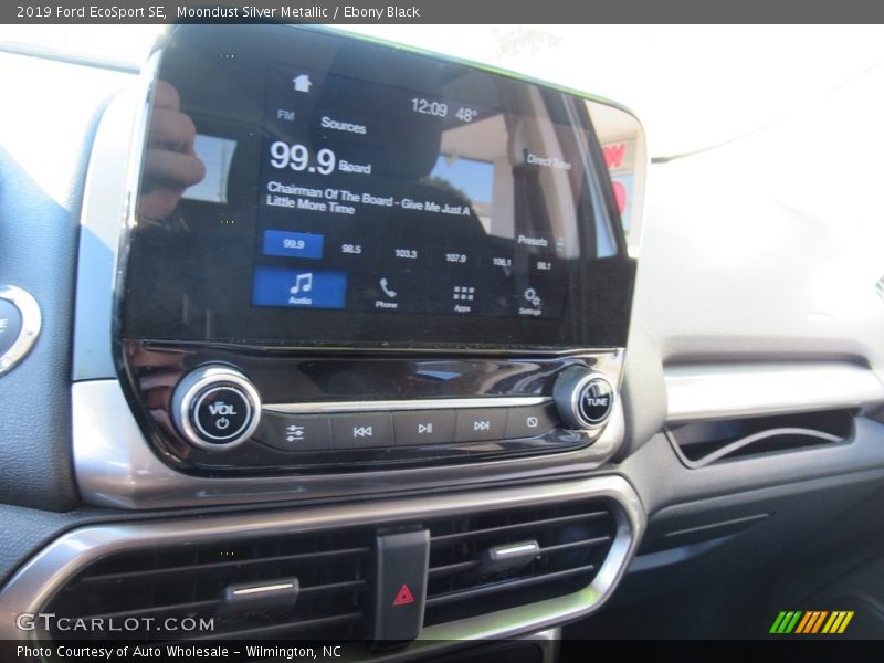 Moondust Silver Metallic / Ebony Black 2019 Ford EcoSport SE