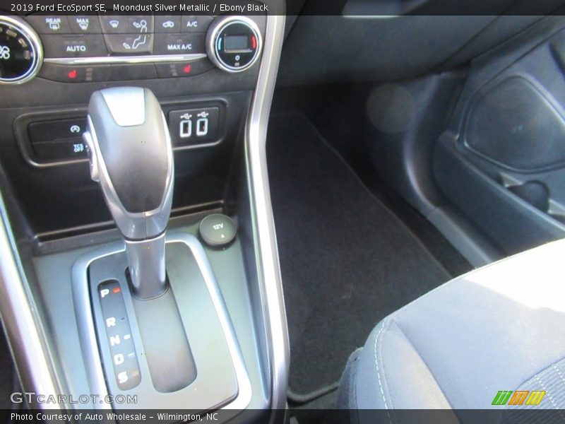 Moondust Silver Metallic / Ebony Black 2019 Ford EcoSport SE