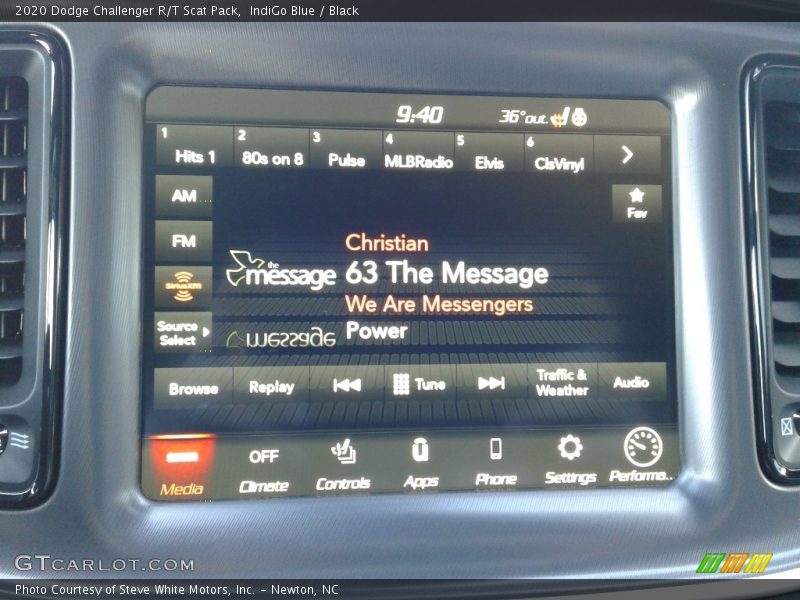 IndiGo Blue / Black 2020 Dodge Challenger R/T Scat Pack