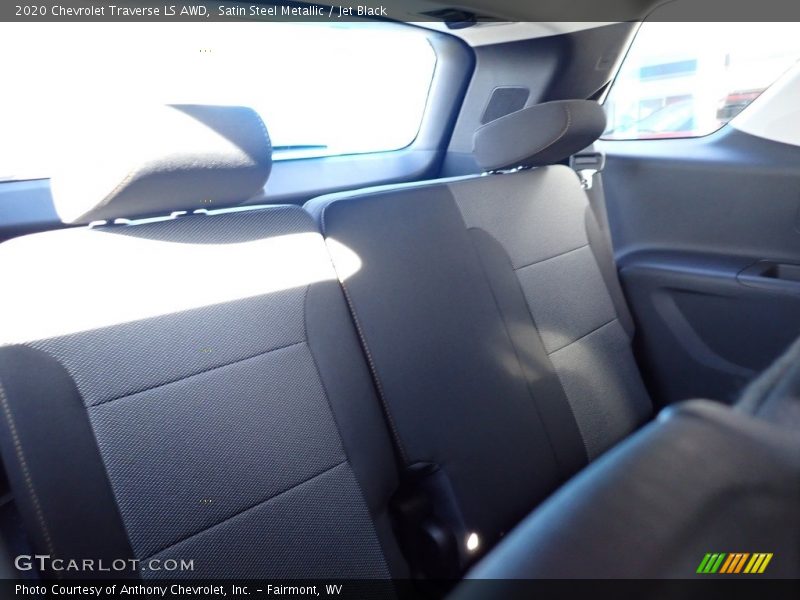 Satin Steel Metallic / Jet Black 2020 Chevrolet Traverse LS AWD
