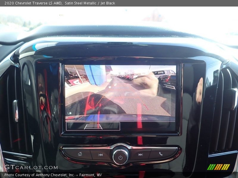 Satin Steel Metallic / Jet Black 2020 Chevrolet Traverse LS AWD