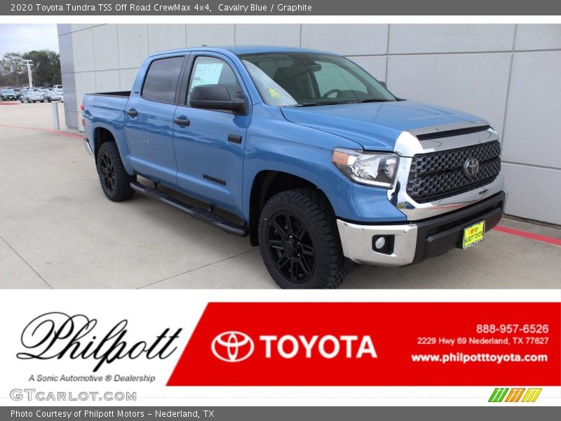 Cavalry Blue / Graphite 2020 Toyota Tundra TSS Off Road CrewMax 4x4
