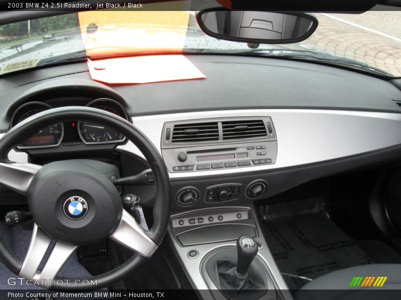 Jet Black / Black 2003 BMW Z4 2.5i Roadster