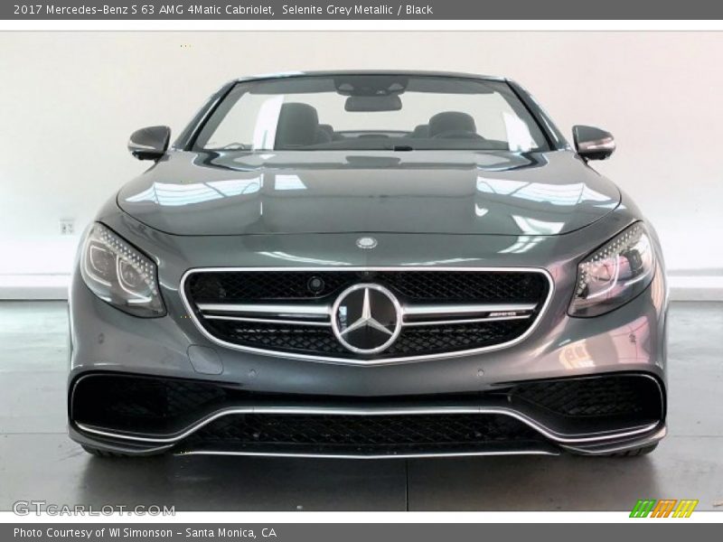 Selenite Grey Metallic / Black 2017 Mercedes-Benz S 63 AMG 4Matic Cabriolet