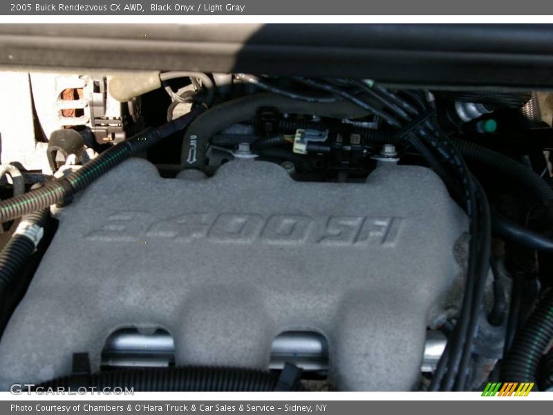 Black Onyx / Light Gray 2005 Buick Rendezvous CX AWD
