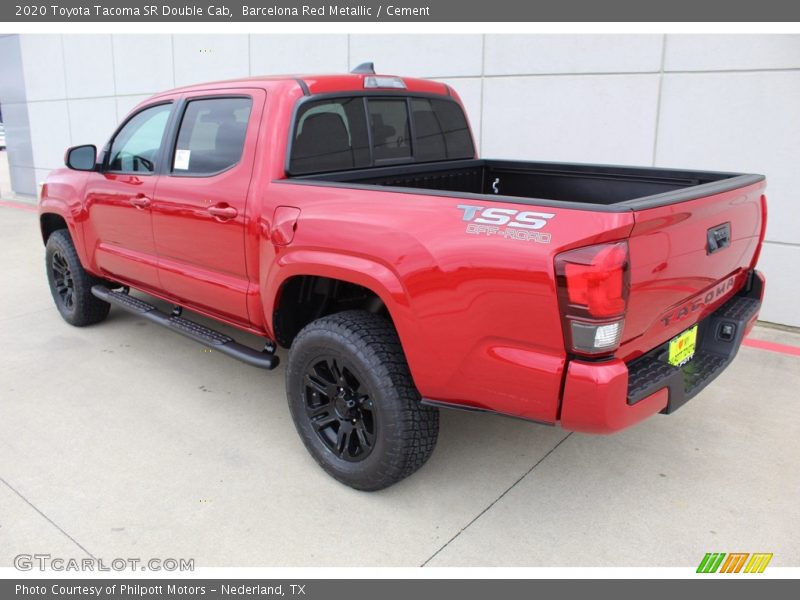 Barcelona Red Metallic / Cement 2020 Toyota Tacoma SR Double Cab