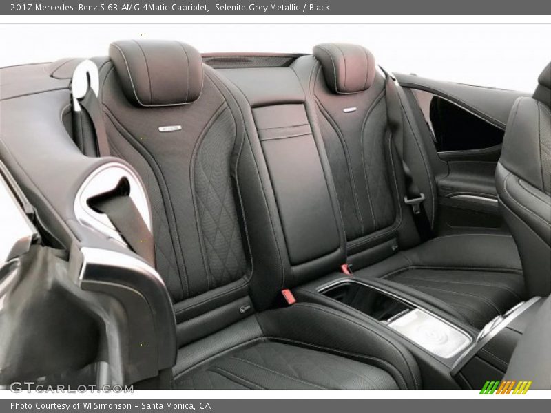 Selenite Grey Metallic / Black 2017 Mercedes-Benz S 63 AMG 4Matic Cabriolet