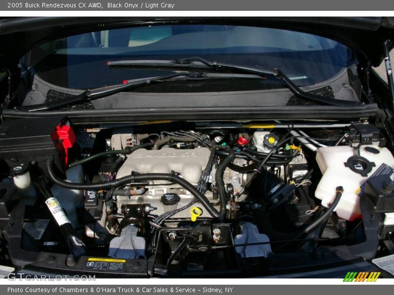 Black Onyx / Light Gray 2005 Buick Rendezvous CX AWD