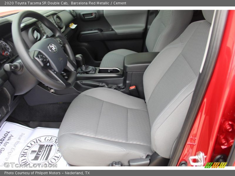 Barcelona Red Metallic / Cement 2020 Toyota Tacoma SR Double Cab
