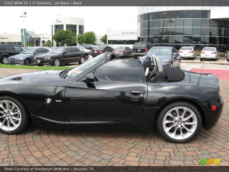 Jet Black / Black 2003 BMW Z4 2.5i Roadster