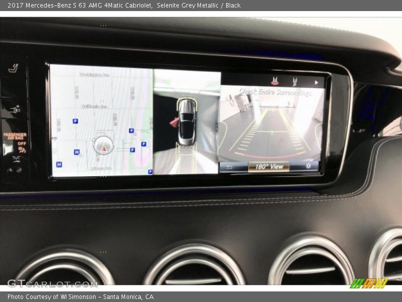 Selenite Grey Metallic / Black 2017 Mercedes-Benz S 63 AMG 4Matic Cabriolet