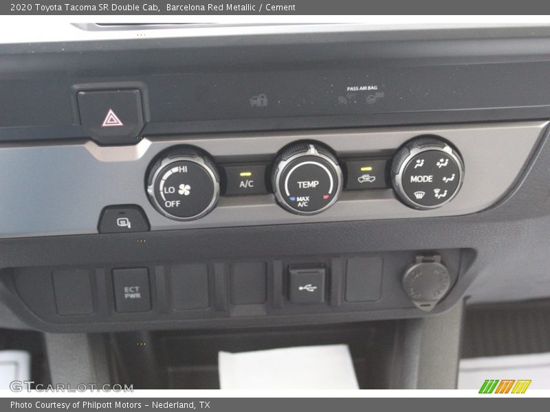 Barcelona Red Metallic / Cement 2020 Toyota Tacoma SR Double Cab