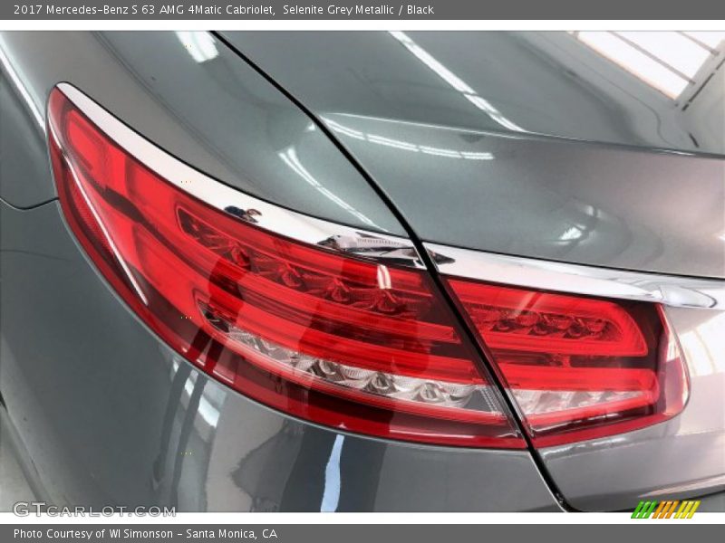 Selenite Grey Metallic / Black 2017 Mercedes-Benz S 63 AMG 4Matic Cabriolet