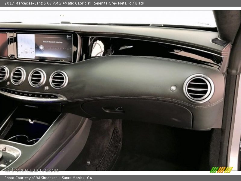 Selenite Grey Metallic / Black 2017 Mercedes-Benz S 63 AMG 4Matic Cabriolet