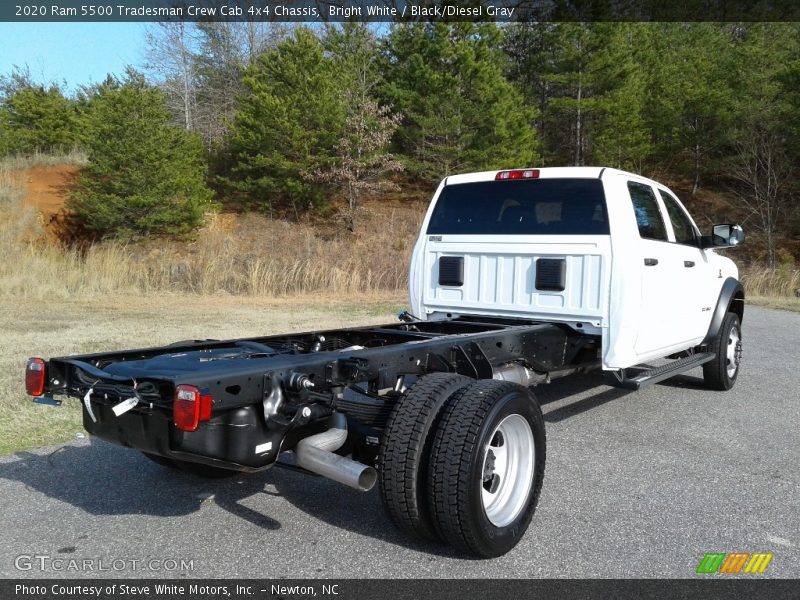 Bright White / Black/Diesel Gray 2020 Ram 5500 Tradesman Crew Cab 4x4 Chassis