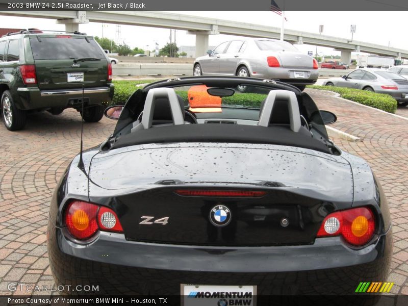 Jet Black / Black 2003 BMW Z4 2.5i Roadster