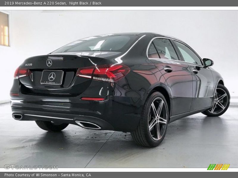 Night Black / Black 2019 Mercedes-Benz A 220 Sedan