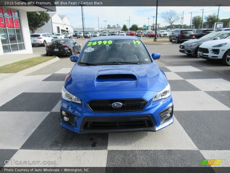 WR Blue Pearl / Carbon Black 2019 Subaru WRX Premium