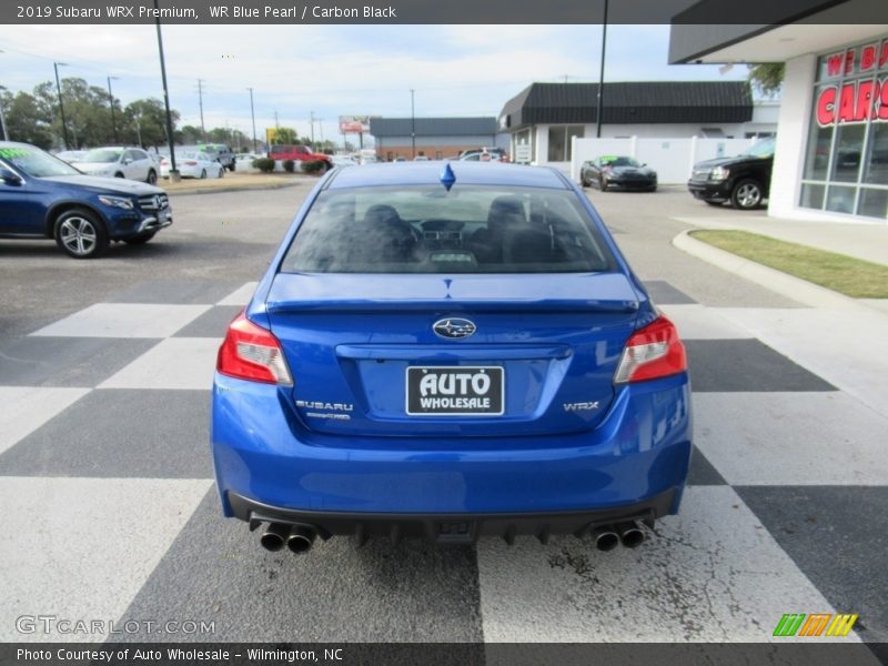 WR Blue Pearl / Carbon Black 2019 Subaru WRX Premium