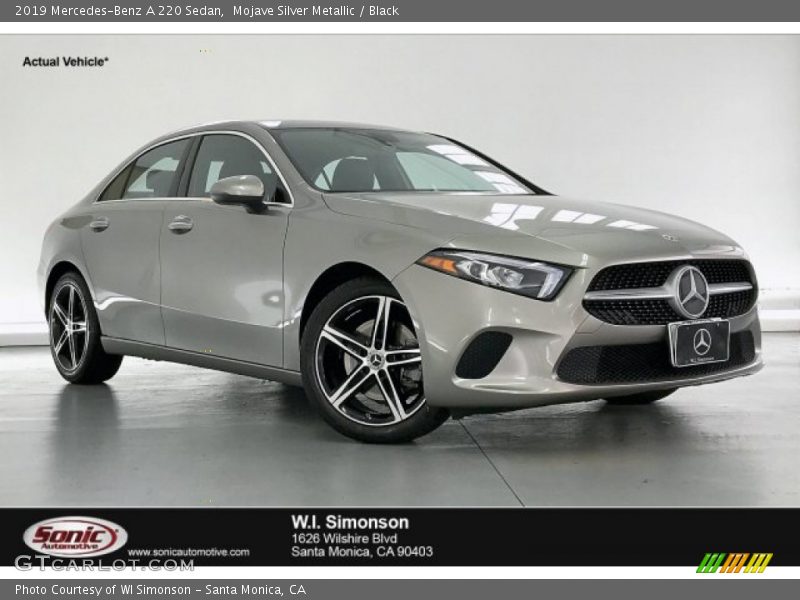 Mojave Silver Metallic / Black 2019 Mercedes-Benz A 220 Sedan