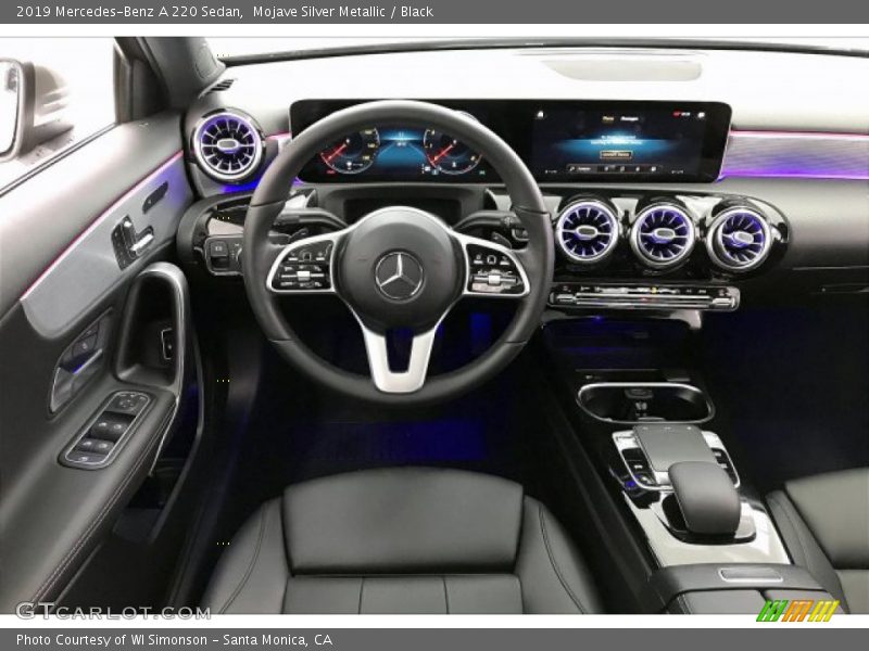 Mojave Silver Metallic / Black 2019 Mercedes-Benz A 220 Sedan