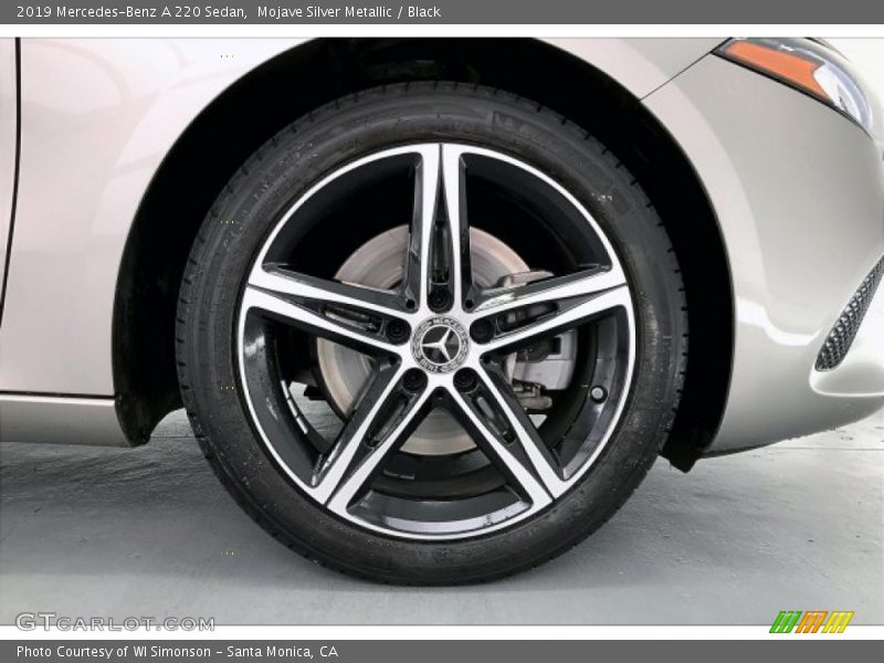 Mojave Silver Metallic / Black 2019 Mercedes-Benz A 220 Sedan
