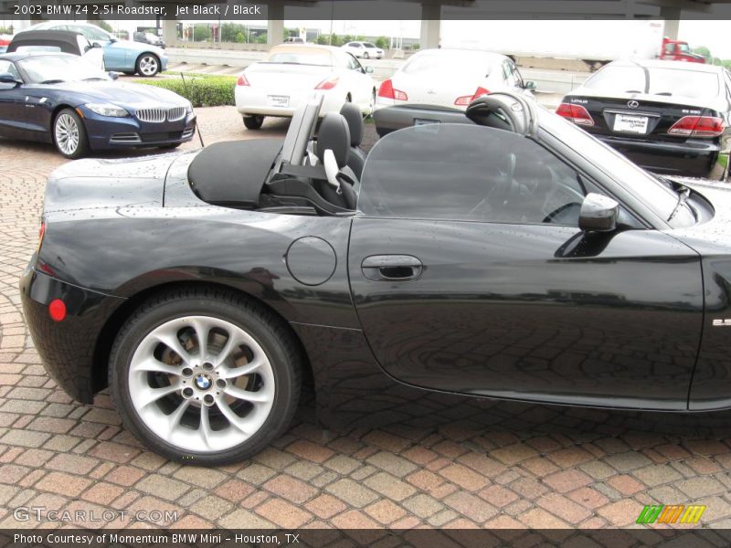 Jet Black / Black 2003 BMW Z4 2.5i Roadster