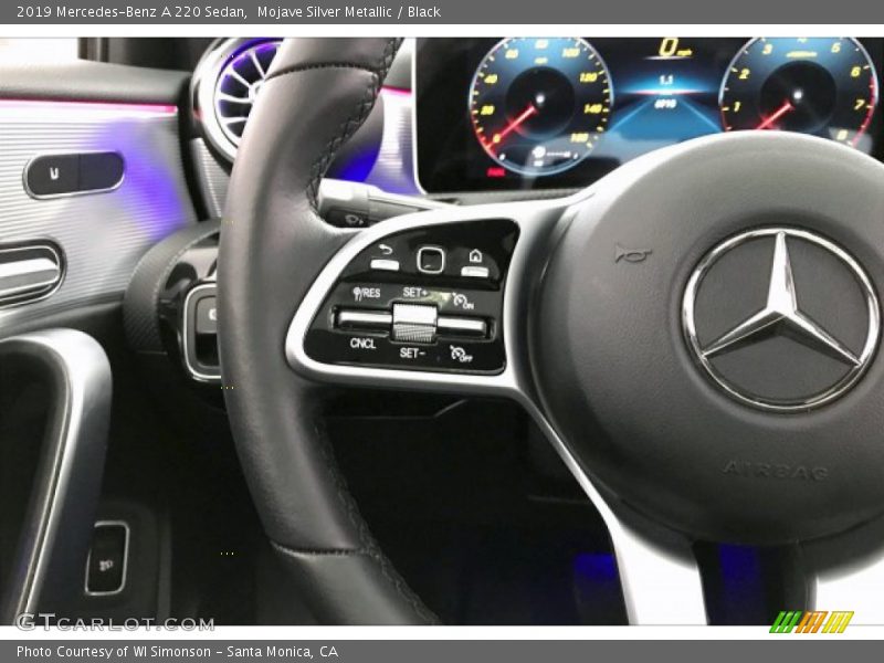 Mojave Silver Metallic / Black 2019 Mercedes-Benz A 220 Sedan
