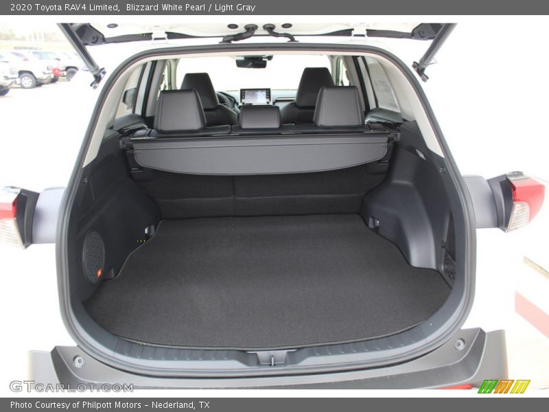 Blizzard White Pearl / Light Gray 2020 Toyota RAV4 Limited