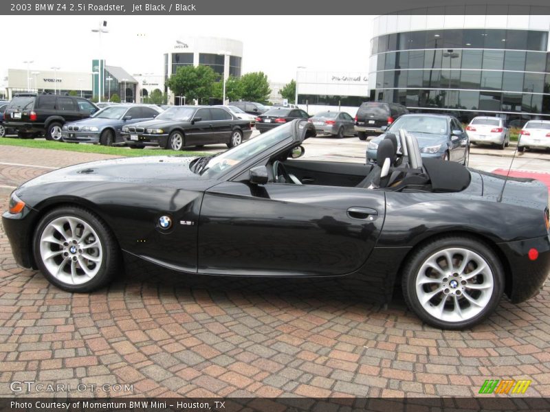 Jet Black / Black 2003 BMW Z4 2.5i Roadster