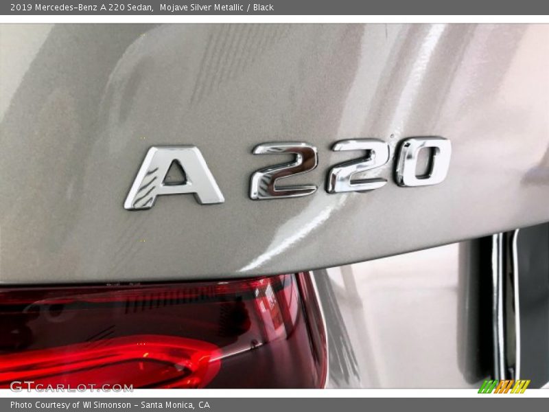 Mojave Silver Metallic / Black 2019 Mercedes-Benz A 220 Sedan