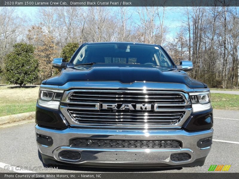 Diamond Black Crystal Pearl / Black 2020 Ram 1500 Laramie Crew Cab