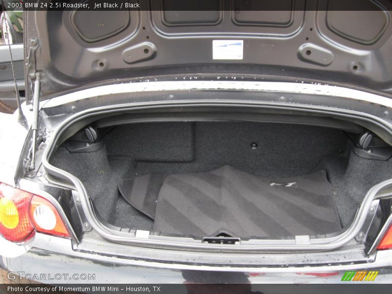 Jet Black / Black 2003 BMW Z4 2.5i Roadster