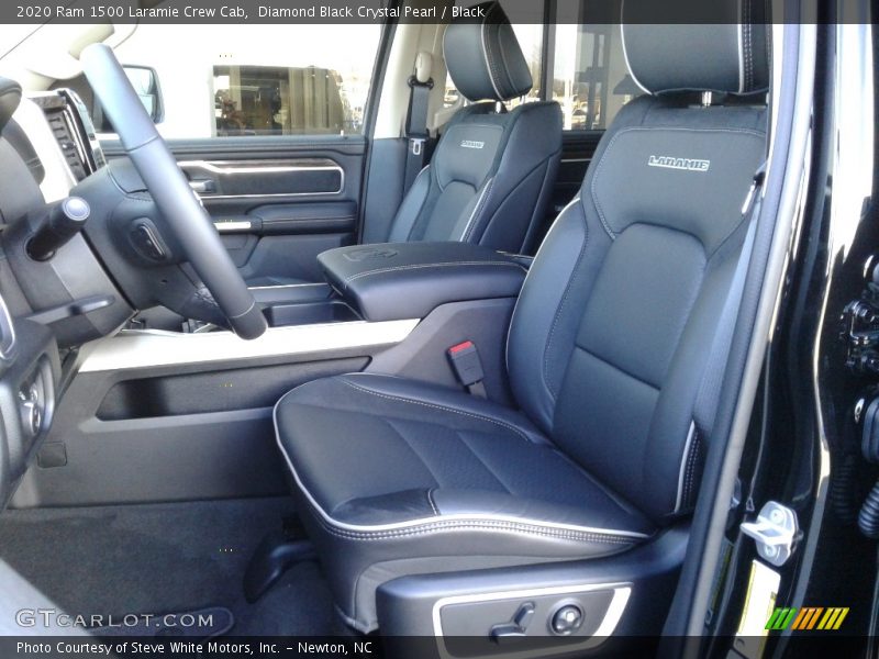 Front Seat of 2020 1500 Laramie Crew Cab