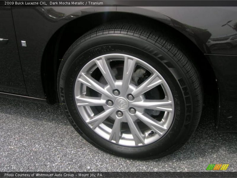 Dark Mocha Metallic / Titanium 2009 Buick Lucerne CXL