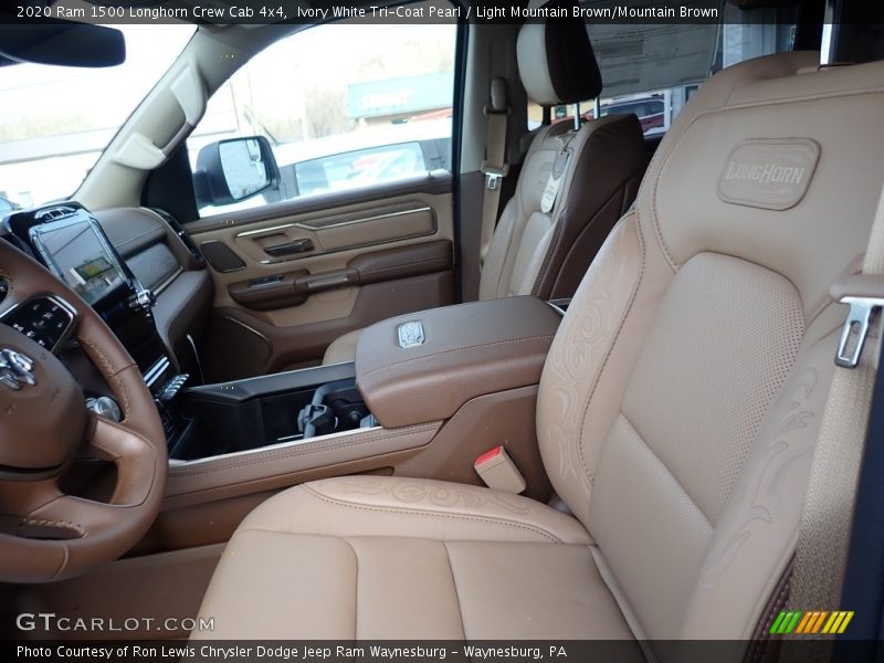 Front Seat of 2020 1500 Longhorn Crew Cab 4x4