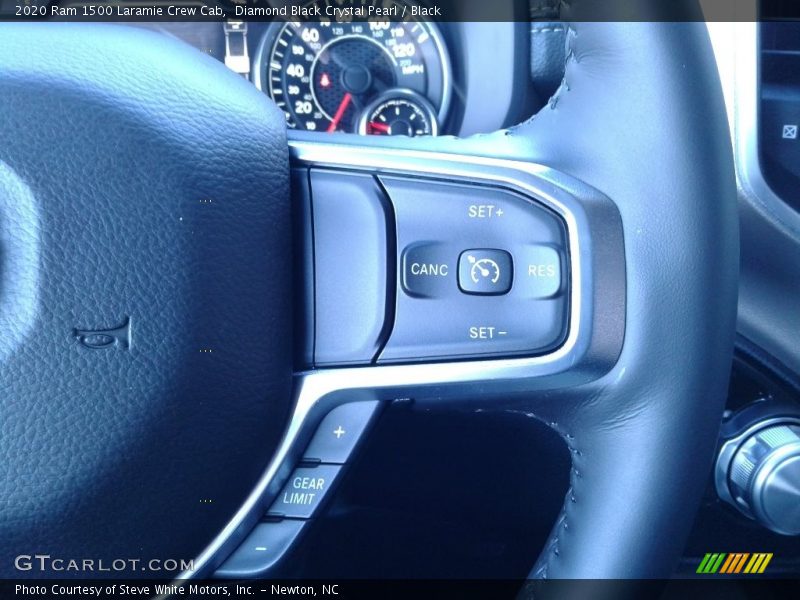 Diamond Black Crystal Pearl / Black 2020 Ram 1500 Laramie Crew Cab