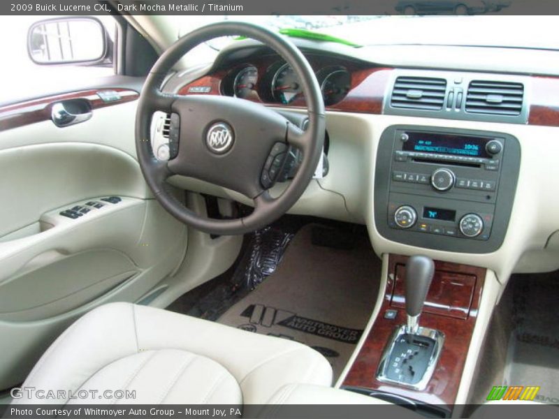 Dark Mocha Metallic / Titanium 2009 Buick Lucerne CXL