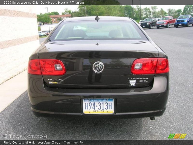 Dark Mocha Metallic / Titanium 2009 Buick Lucerne CXL