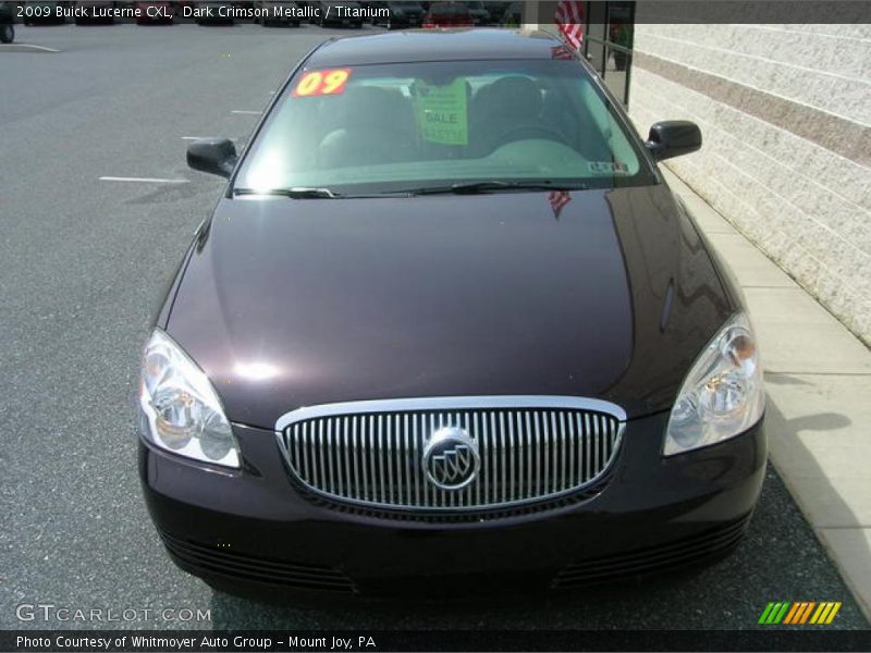 Dark Crimson Metallic / Titanium 2009 Buick Lucerne CXL