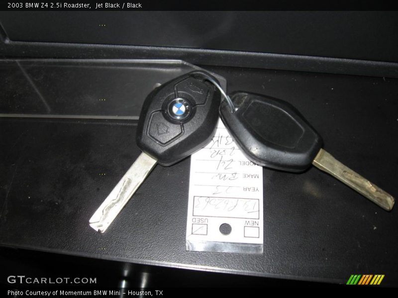 Jet Black / Black 2003 BMW Z4 2.5i Roadster