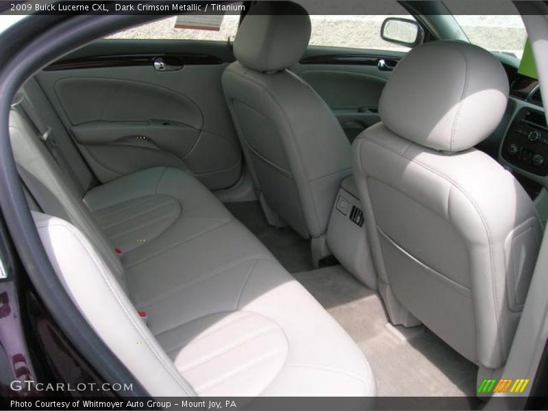 Dark Crimson Metallic / Titanium 2009 Buick Lucerne CXL