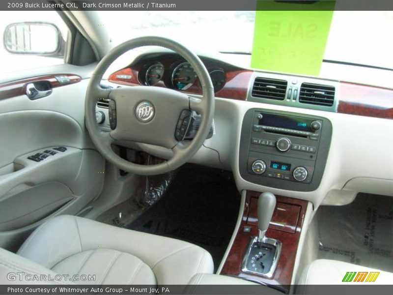 Dark Crimson Metallic / Titanium 2009 Buick Lucerne CXL