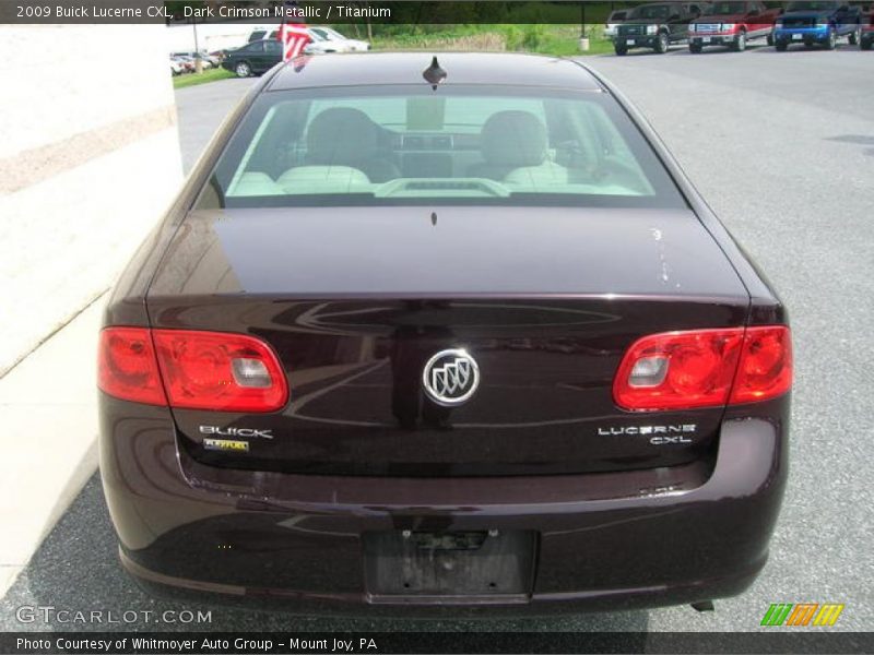 Dark Crimson Metallic / Titanium 2009 Buick Lucerne CXL