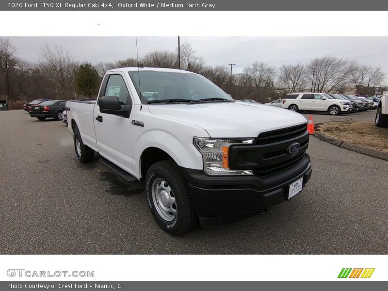 Oxford White / Medium Earth Gray 2020 Ford F150 XL Regular Cab 4x4