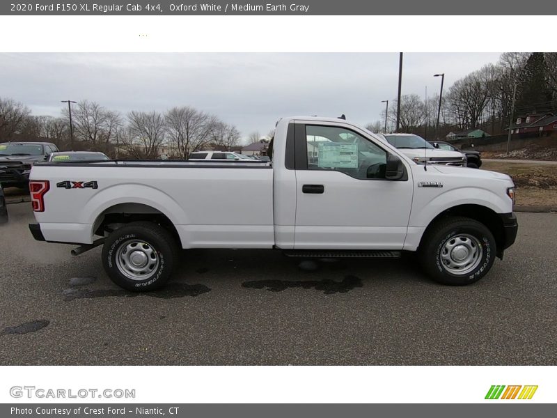 Oxford White / Medium Earth Gray 2020 Ford F150 XL Regular Cab 4x4