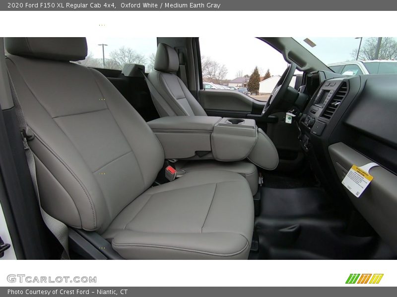 Oxford White / Medium Earth Gray 2020 Ford F150 XL Regular Cab 4x4